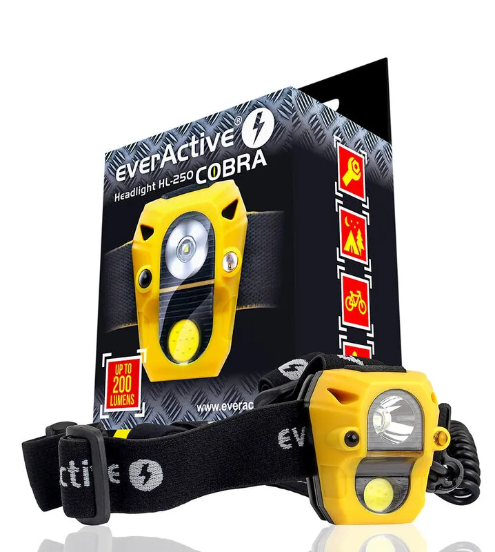 latarka-czolowa-led-everactive-hl-250-cobra-stan-nowy