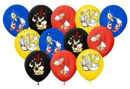 balon-balony-lateksowe-super-sonic-jez-hedgehog-12szt