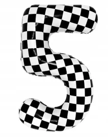 balon-foliowy-szachownica-w-kratke-cyfra-piec-5-100-cm-xxl-urodziny