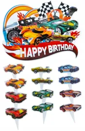 toper-topper-na-tort-wheels-samochody-ozdoba-cars-happy-birthday-13szt-ttw3