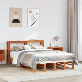 vidaxl-rama-lozka-bez-materaca-woskowy-braz-150x200-cm-lita-sosna
