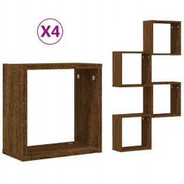 polki-scienne-cube-4-szt-brazowy-dab-30x15x30-cm