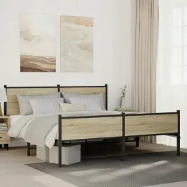 vidaxl-metalowa-rama-lozka-bez-materaca-dab-sonoma-160x200-cm