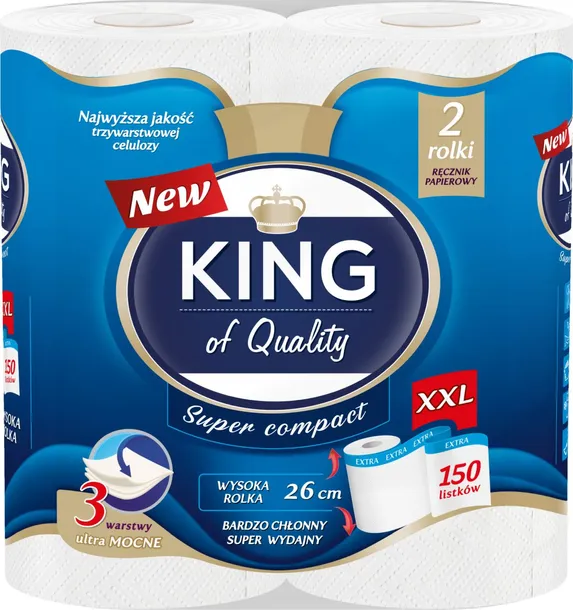 recznik-king-super-compact-2-rolki-3-warstwowy-stan-nowy