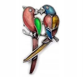 kiara-broszka-papugi-kolorowa-pomaranczowa-zwierze-ptaki-oryginalna-modna