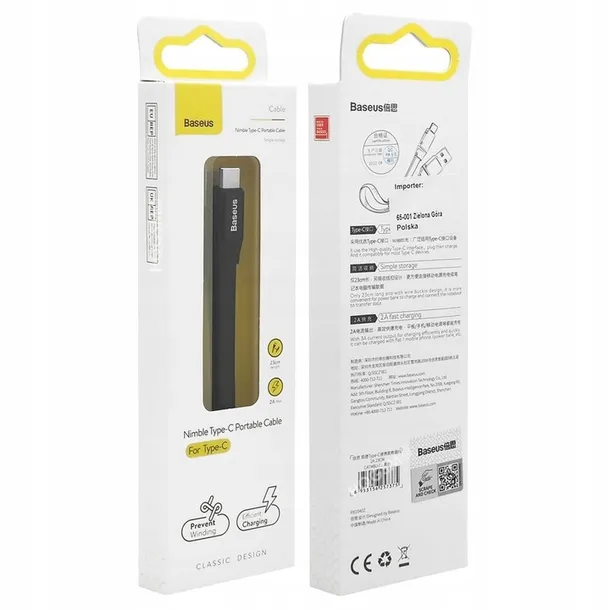 krotki-plaski-kabel-usb-c-do-android-auto-or-23cm-stan-nowy-marka-baseus