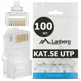 100-szt-koncowki-wtyk-wtyki-rj45-8p8c-utp-kat-5e-cat-5e-przelotowe-lanberg