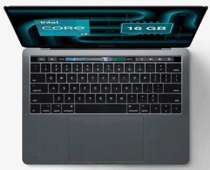 Laptop Macbook Pro 13 i7 16 gb 256 ssd Gwiezdna Szarość