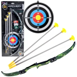 duzy-zestaw-luczniczy-tarcza-strzaly