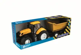 farma-traktor-zolty-z-wywrotka-w-pudelku