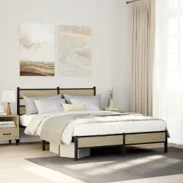 vidaxl-lozko-bez-materaca-dab-sonoma-160x200-cm