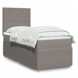 vidaxl-lozko-kontynentalne-z-materacem-taupe-tkanina-90x200-cm
