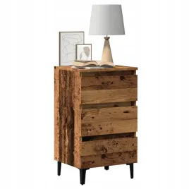 vidaxl-szafka-nocna-z-metalowymi-nozkami-stare-drewno-40x35x69-cm