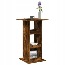 vidaxl-stolik-barowy-z-polkami-przydymiony-dab-60x60x102-cm