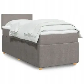vidaxl-lozko-kontynentalne-z-materacem-taupe-tkanina-90x200-cm
