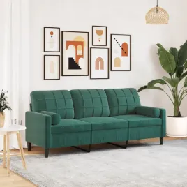 vidaxl-3-osobowa-sofa-z-poduszkami-ciemnozielona-180-cm-aksamit