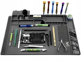 mata-serwisowa-magnetyczna-z-organizerami-na-biurko-do-lutowania-45x30cm