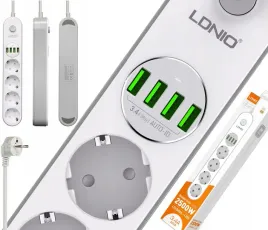 listwa-zasilajaca-4-gniazda-4x-usb-przedluzacz