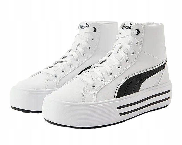 Buty damskie Puma Kaia 2.0 Mid r.39 Białe Wysokie Sneakersy
