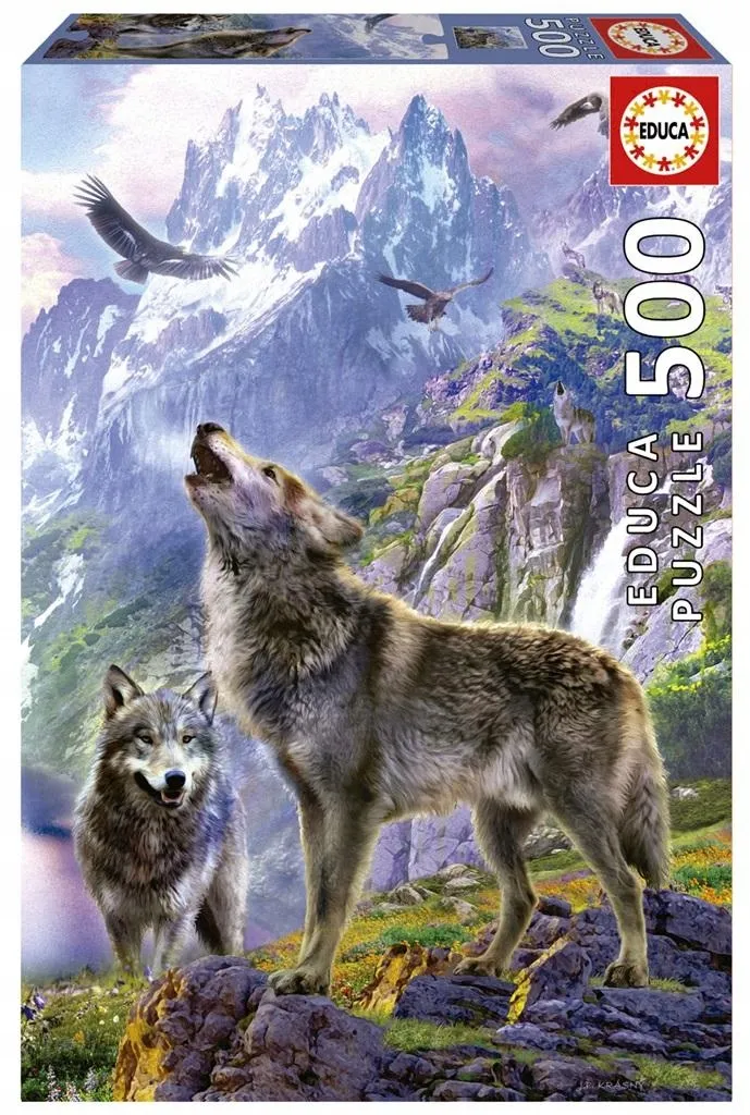 puzzle-500-wilki-w-gorach