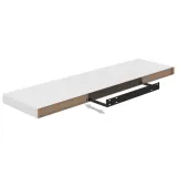 polki-scienne-2-szt-wysoki-polysk-biale-90x235x38-cm-mdf-stan-nowy