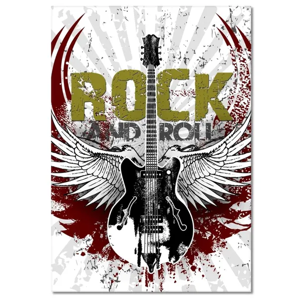 obrazy-70x100-rock-and-roll-gitara-stan-nowy