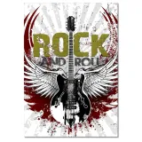 obrazy-70x100-rock-and-roll-gitara-stan-nowy