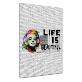 obrazy-80x120-banksy-life-is-beautiful
