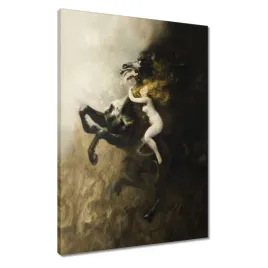 obrazy-50x70-szal-uniesien-kobieta-kon