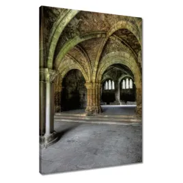 obrazy-50x70-wnetrze-zamku-kolumny-i-luki-architektoniczne