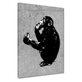 obrazy-50x70-madra-malpa-lubi-to-like