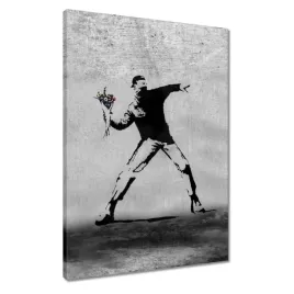 obrazy-50x70-banksy-miotacz-kwiatow