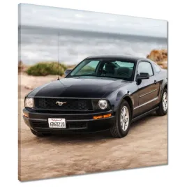 obrazy-50x50-czarny-ford-mustang