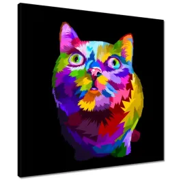 obrazy-50x50-abstrakcyjny-kot