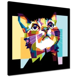 obrazy-50x50-abstrakcyjny-kot