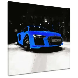 obrazy-50x50-niebieskie-audi-audica-r8