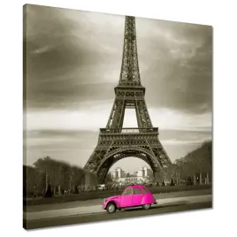 obrazy-50x50-rozowy-citroen-w-paryzu