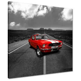obrazy-50x50-czerwony-ford-mustang-usa