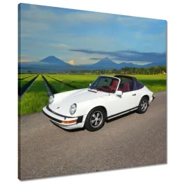 obrazy-50x50-biale-porsche