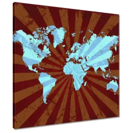 obrazy-50x50-blekitna-mapa-swiata