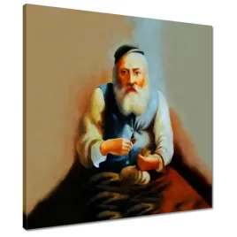 obrazy-50x50-zyd-liczacy-pieniadze