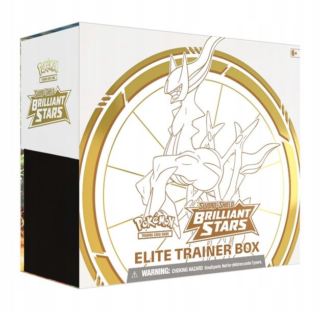 Zestaw kart Pokemon TCG: Sword&Shield - Brilliant Stars - Elite Trainer Box-Zdjęcie-0