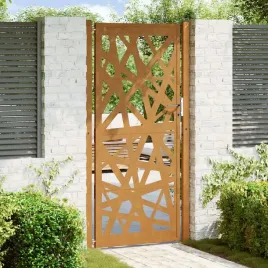 vidaxl-brama-ogrodowa-105x205-cm-stal-nierdzewna-lekka-konstrukcja