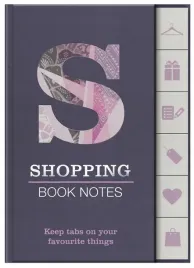 book-notes-shopping-znaczniki-zakupy