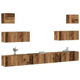 vidaxl-7-cz-zestaw-szafek-tv-stare-drewno-material-drewnopochodny