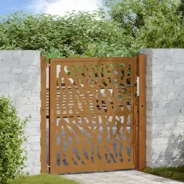 vidaxl-brama-ogrodowa-105x105-cm-stal-nierdzewna-wzor-sladu