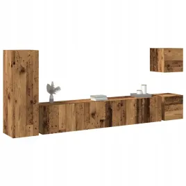 vidaxl-5-cz-zestaw-szafek-tv-stare-drewno-material-drewnopochodny