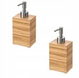 ikea-dragan-dozownik-mydla-drewniany-350ml-komplet