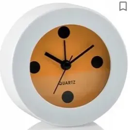 zegar-budzik-florina-odcienie-pomaranczowego-9cm