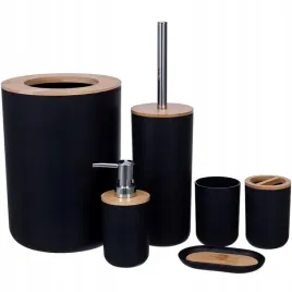 zestaw-lazienkowy-6-el-akcesoria-do-wc-czarny-komplet-kosz-dozownik
